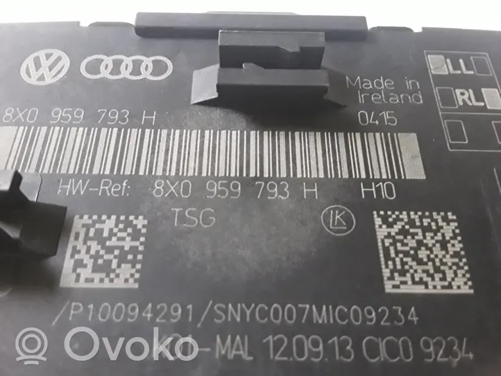 Audi Q3 8U Unité de commande module de porte 8X0959793H