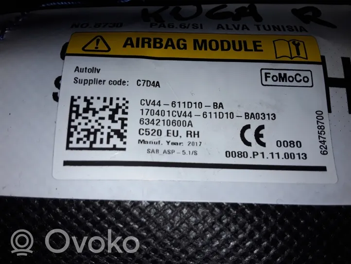 Ford Kuga II Sėdynės oro pagalvė CV44611D10BA