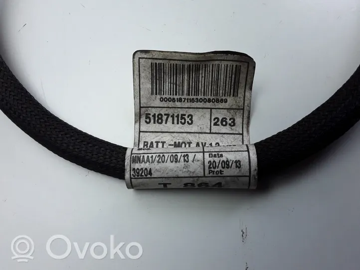 Opel Combo D Câble de batterie positif 51871153