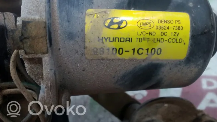 Hyundai Getz Mechanizm i silniczek wycieraczek szyby przedniej / czołowej 981001C100