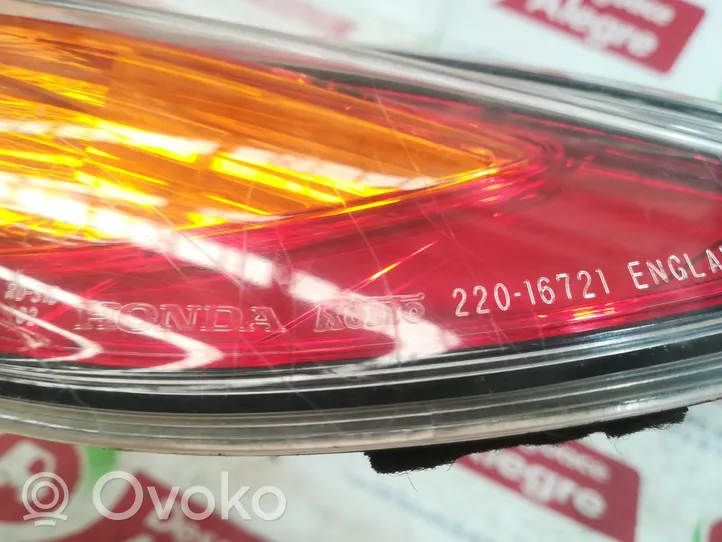 Honda Civic Aizmugurējais lukturis virsbūvē 22016721