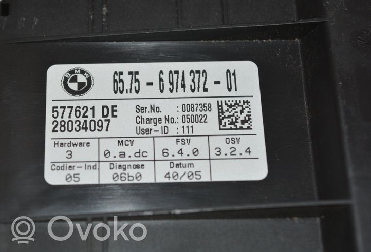 BMW 7 E65 E66 Capteur de détection de mouvement, système d'alarme 