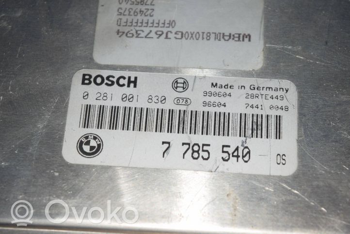 BMW 5 E39 Variklio valdymo blokas 7785540