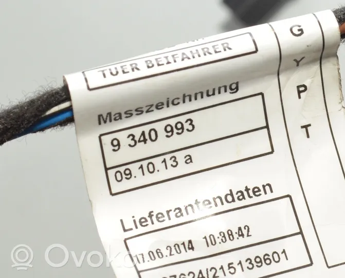 BMW 2 F22 F23 Front door wiring loom 