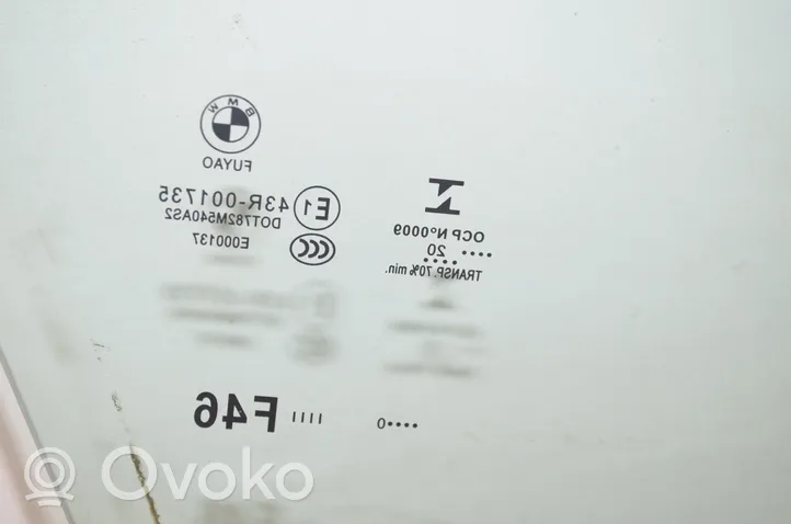 BMW 2 F46 Pagrindinis priekinių durų stiklas (keturdurio) 7321059