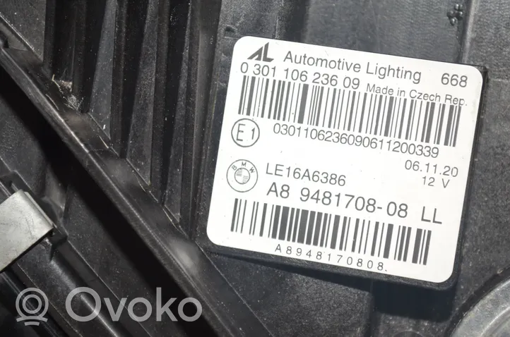 BMW 3 G20 G21 Juego de faro delantero/faro principal 8496163