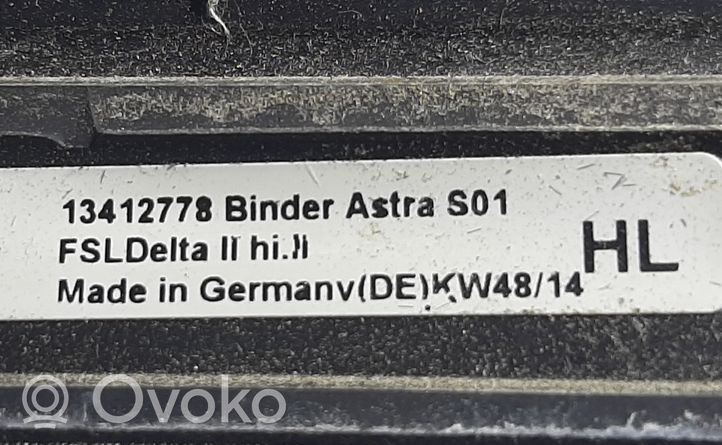 Opel Astra J Takaoven lista (muoto) 13412778