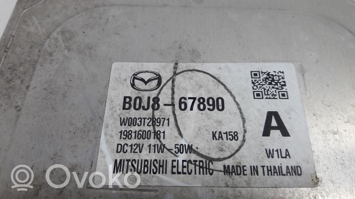 Mazda 3 Modulo di controllo ballast LED B0J867890