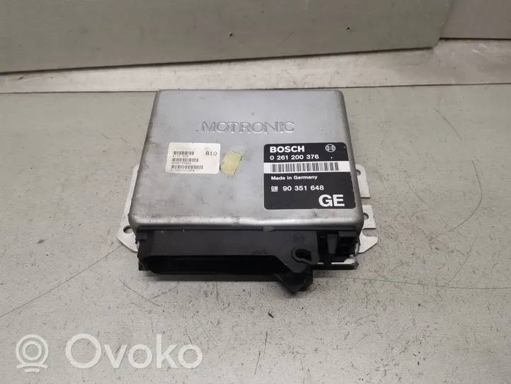 Opel Vectra A Sterownik / Moduł ECU 0261200376