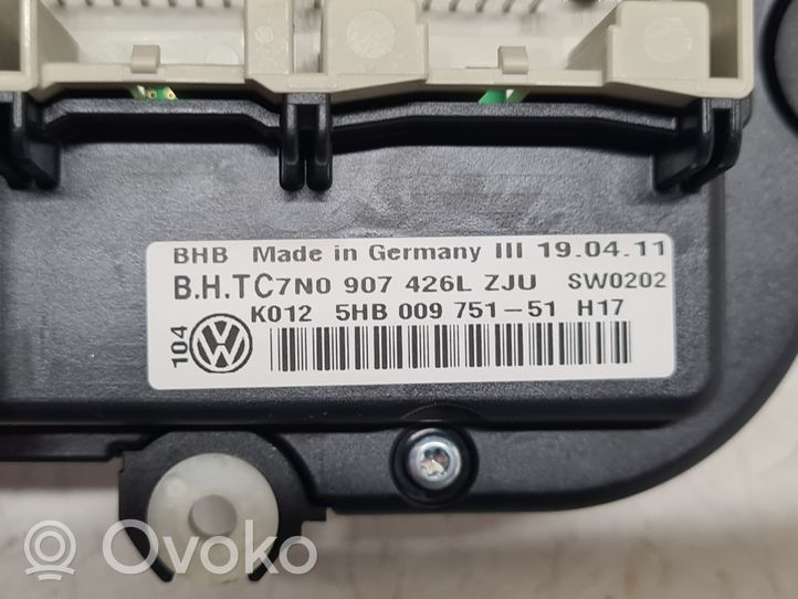 Volkswagen Golf VI Panel klimatyzacji 7N0907426L