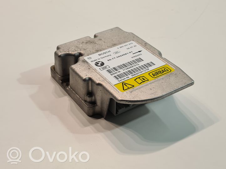 BMW X3 E83 Oro pagalvių valdymo blokas 6577342458101