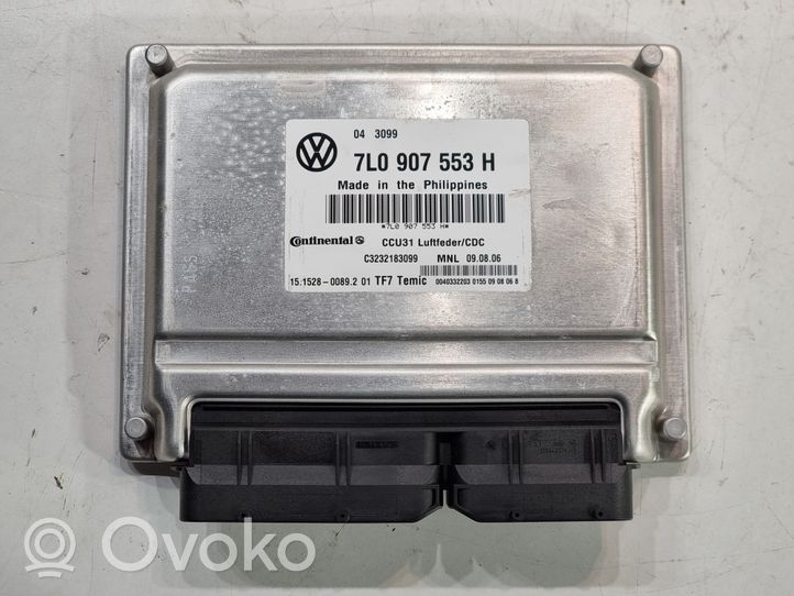 Volkswagen Touareg I Air suspension control unit module (rear) 7L0907553H