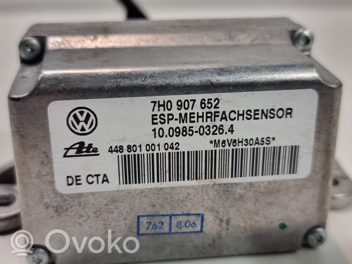 Volkswagen Touareg I ESP (stabilumo sistemos) valdymo blokas 7H0907652