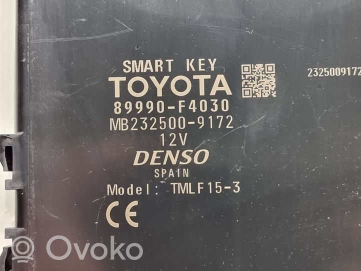 Toyota C-HR Other control units/modules 89990F4030