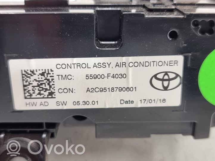 Toyota C-HR Unité de contrôle climatique 55900F4030