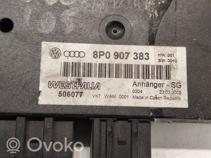 Audi A3 S3 A3 Sportback 8P Module de contrôle crochet de remorque 8P0907383