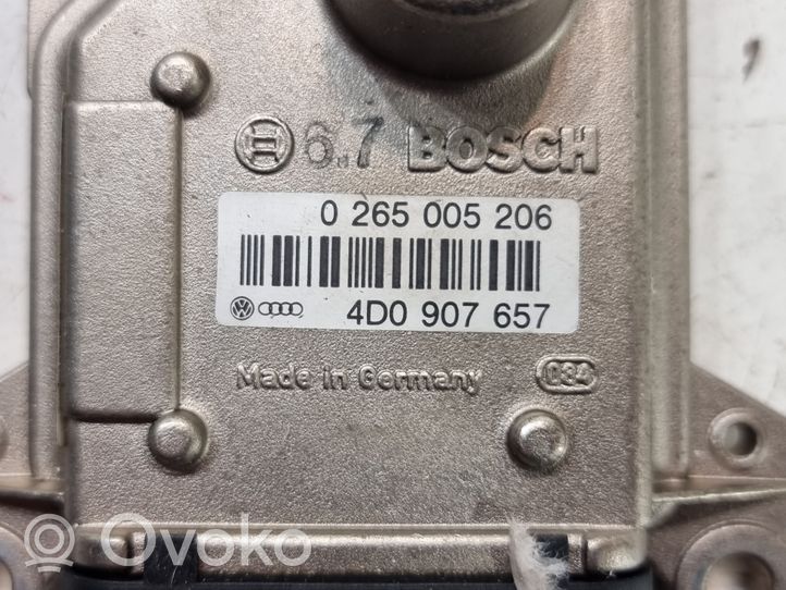 Audi A8 S8 D2 4D Sensore di imbardata accelerazione ESP 4D0907657