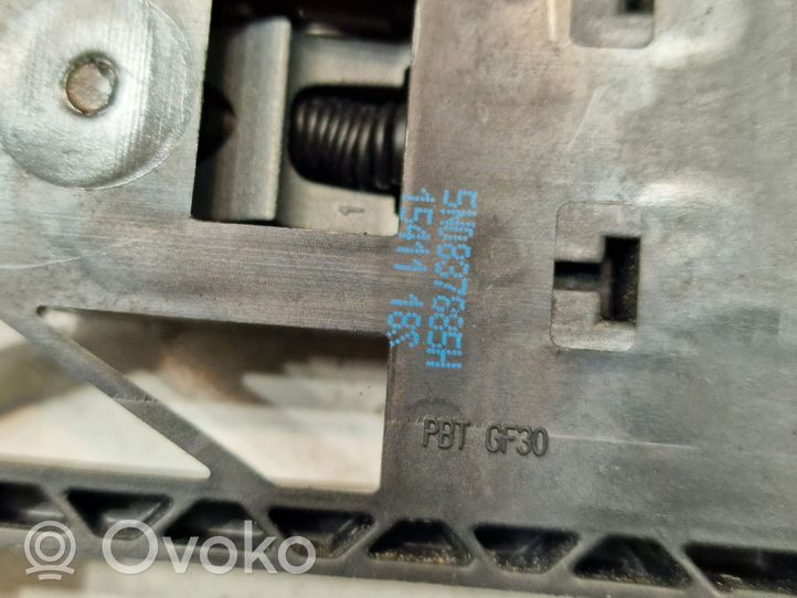 Volkswagen Golf VI Maniglia esterna/staffa portiera anteriore 5N0837885H