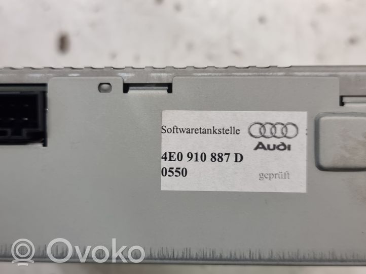 Audi A6 S6 C6 4F Radio/CD/DVD/GPS-pääyksikkö 4E0910887DX