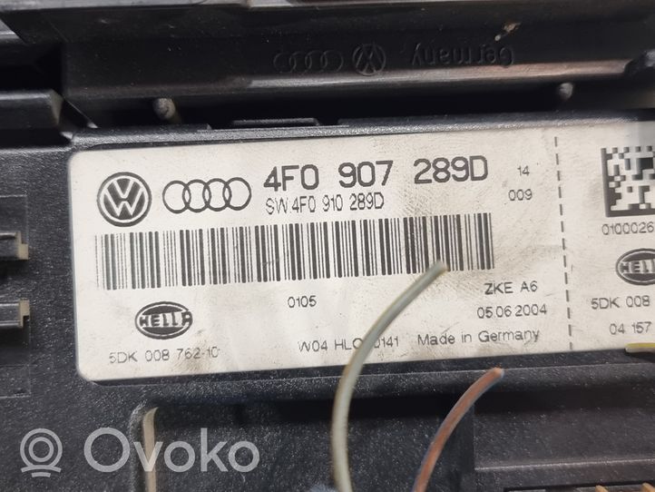 Audi A6 S6 C6 4F Saugiklių dėžė (komplektas) 4F0971845