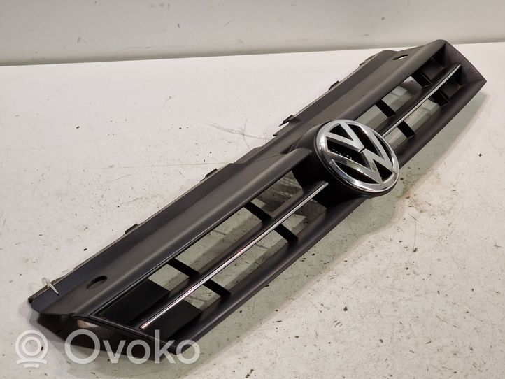 Volkswagen Polo V 6R Grille calandre supérieure de pare-chocs avant 6R0853651C