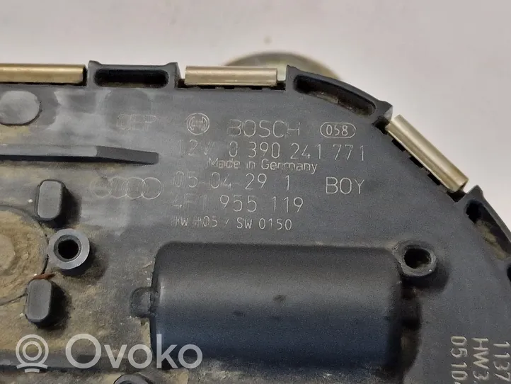 Audi A6 S6 C6 4F Etupyyhkimen vivusto ja moottori 4F1955023B