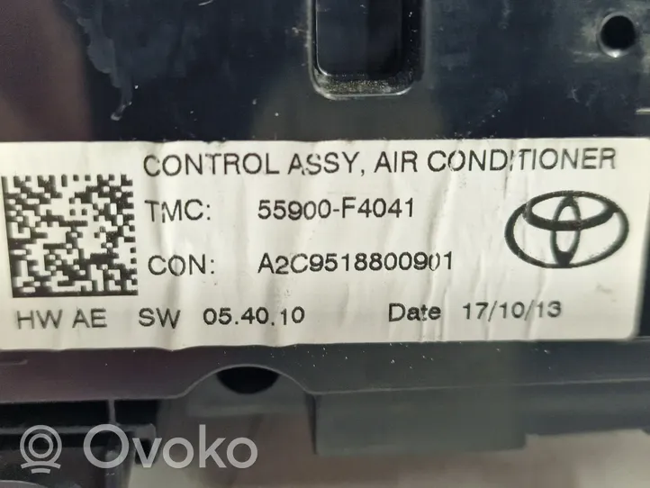 Toyota C-HR Climate control unit 55900F4041