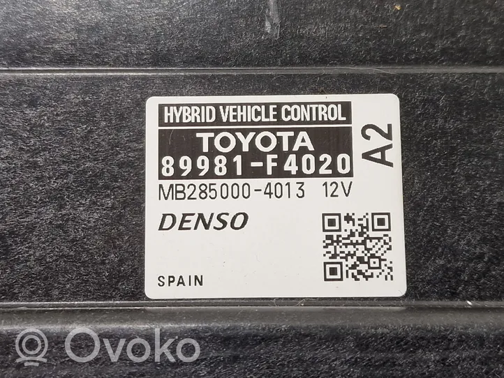 Toyota C-HR Autres unités de commande / modules 89981F4020