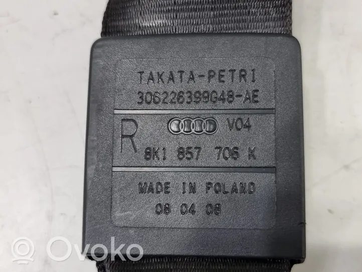 Audi A4 S4 B8 8K Etuistuimen turvavyö 8K1857706K