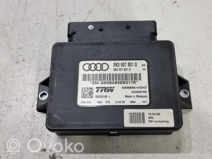 Audi A4 S4 B8 8K Module de commande de frein à main 8K0907801D