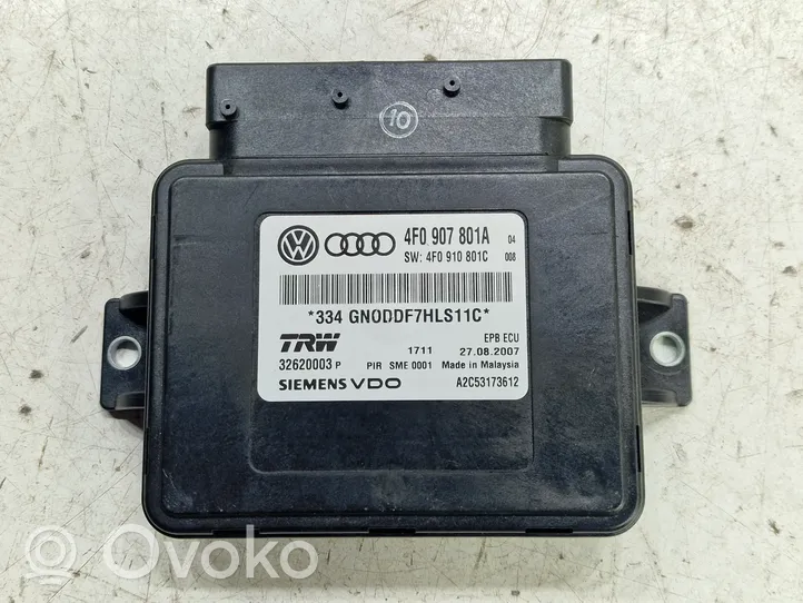 Audi A6 S6 C6 4F Hand brake control module 4F0907801A