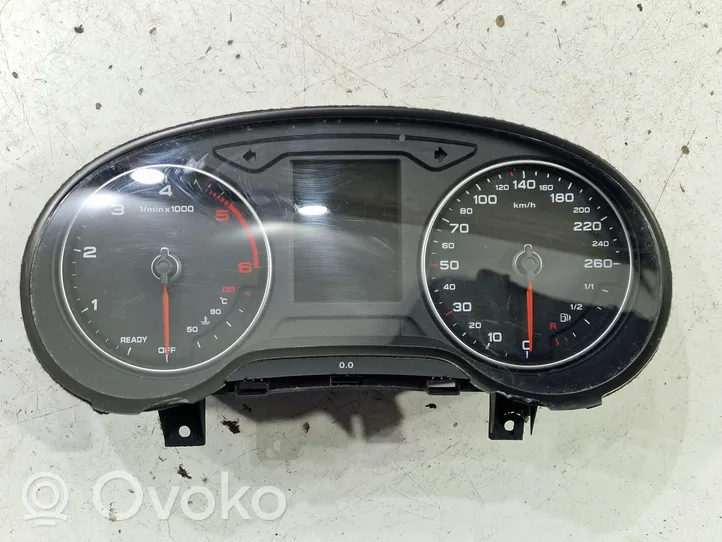 Audi A3 S3 8V Speedometer (instrument cluster) 8V0190A