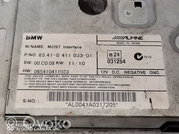 BMW 3 E90 E91 Autres unités de commande / modules 041103301