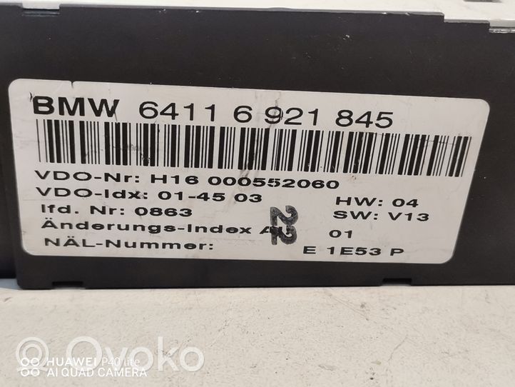 BMW 3 E46 Panel klimatyzacji 6921845
