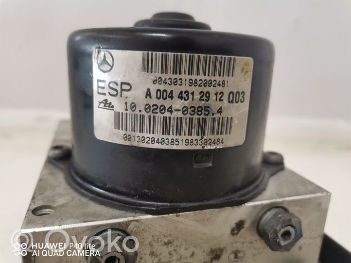 Mercedes-Benz C W203 Pompe ABS A0044312912