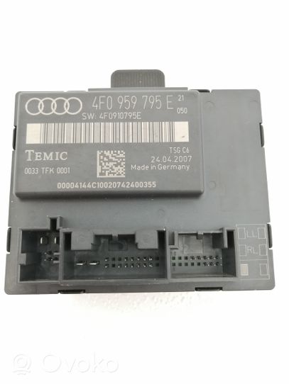 Audi A6 S6 C7 4G Sterownik / Moduł drzwi 4F0959795E