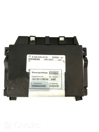 Mercedes-Benz ML W163 Module de contrôle de boîte de vitesses ECU A0325454432