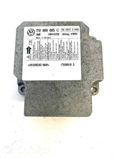 Volkswagen Touran I Gaisa spilvenu vadības bloks 1T0909605C