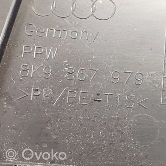 Audi A4 S4 B8 8K Panel embellecedor lado inferior del maletero/compartimento de carga 8K9867979