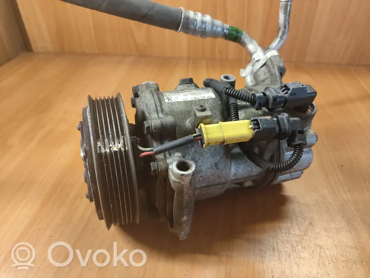 Peugeot 508 Air conditioning (A/C) compressor (pump) 9678656080