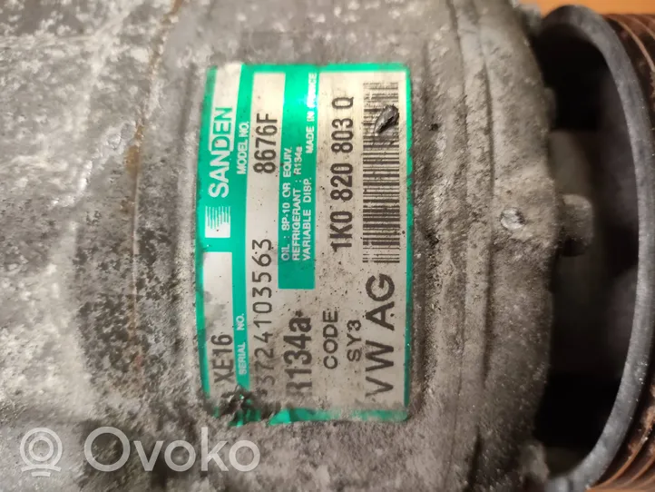 Audi A3 S3 A3 Sportback 8P Air conditioning (A/C) compressor (pump) 1K0820803Q