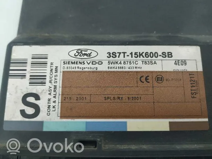 Ford Mondeo Mk III Centrālās atslēgas vadības bloks 3S7T15K600SB