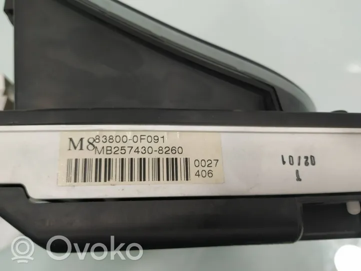 Toyota Corolla Verso AR10 Tachimetro (quadro strumenti) MB2574308260