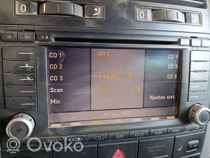 Volkswagen Touareg I Radio/CD/DVD/GPS-pääyksikkö 7L6035191H