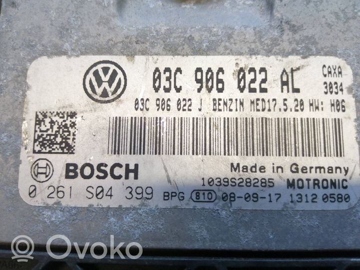 Volkswagen Golf V Sterownik / Moduł ECU 03C906022AL