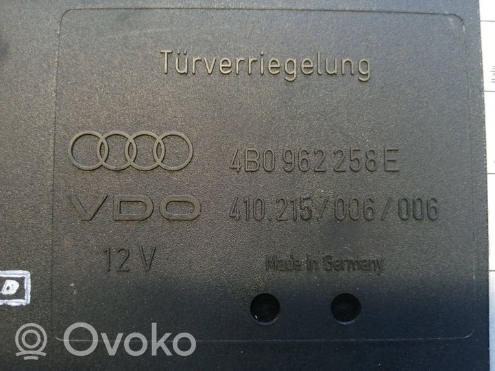 Audi A6 S6 C5 4B Module confort 4B0962258E