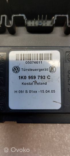 Volkswagen Touran I Moteur de lève-vitre de porte avant 1K0959793C