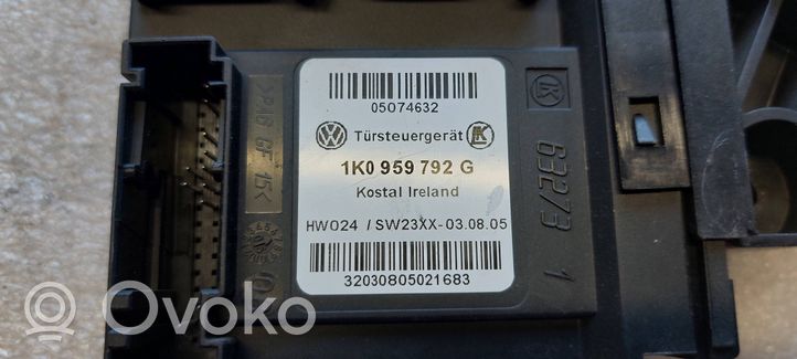 Volkswagen Touran I Moteur de lève-vitre de porte avant 1K0959792G