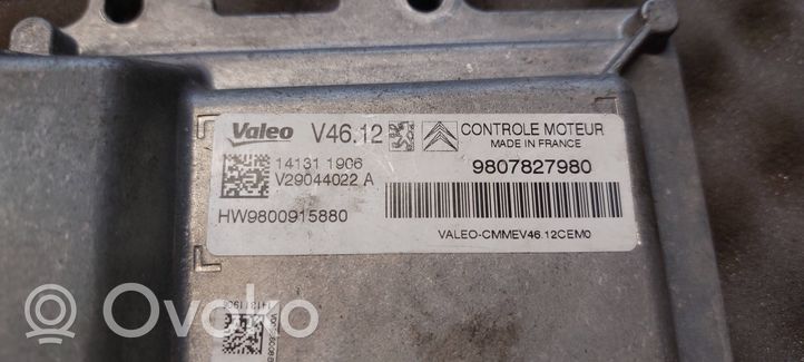 Peugeot 208 Kit calculateur ECU et verrouillage 9807827980