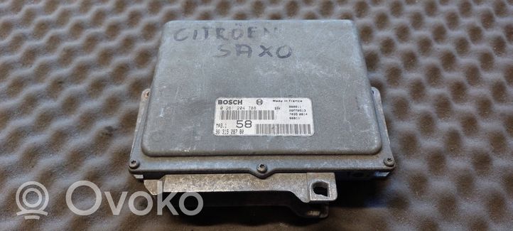 Peugeot 206 Calculateur moteur ECU 0261204788